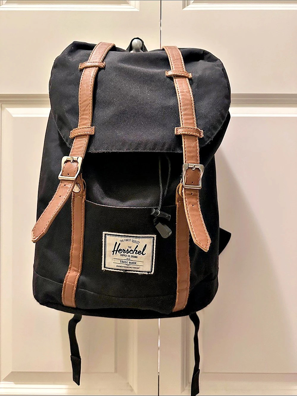 Herschel Black & Brown Backpack